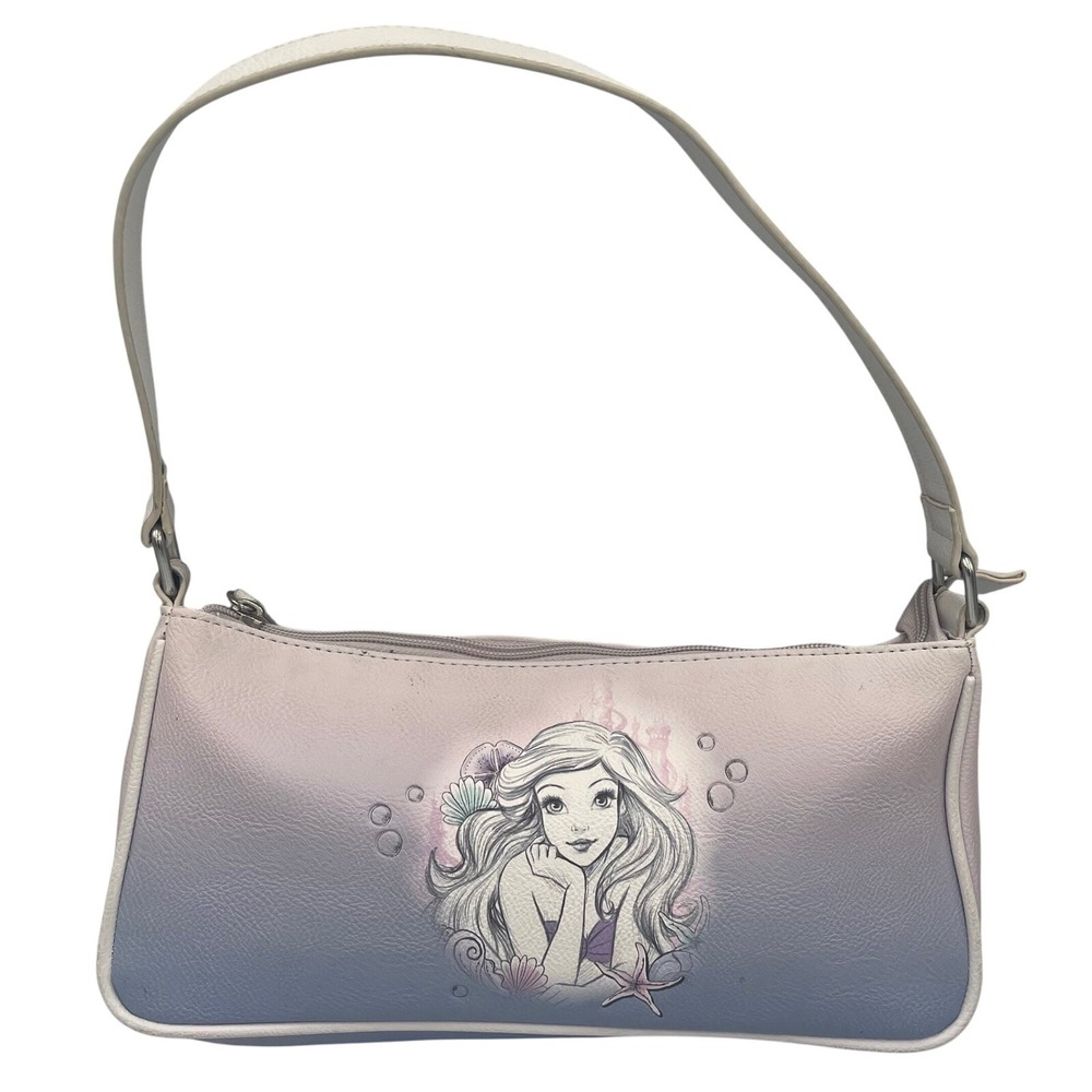 Disney Ariel Shoulder Bag  Mermaidcore Pastel Ombre Y2K Baguette Purse‎